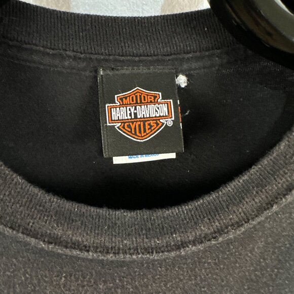 Vintage Y2K Harley-Davidson medieval Freedom Canada Faded T-Shirt Adult XXL 2XL - Picture 3 of 7